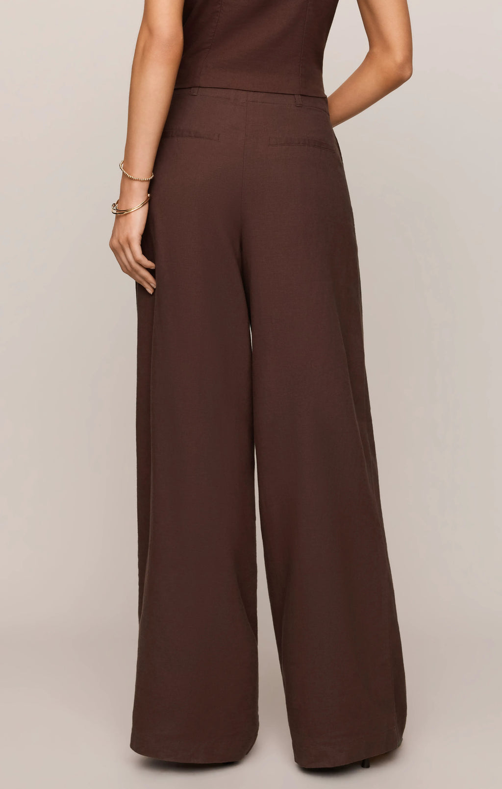 Magnolia Wide Leg Linen Trouser Pant